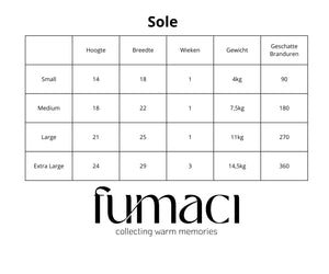 Buitenkaars EXTRA LARGE Sole Fumaci