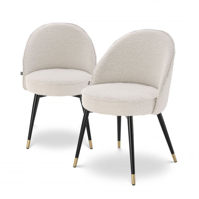 DINING CHAIR COOPER DARK GREY VELVET