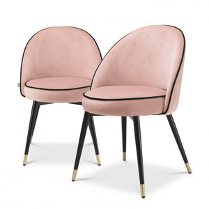 DINING CHAIR COOPER DARK GREY VELVET