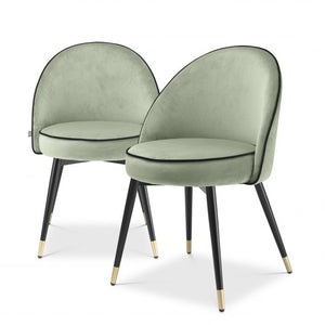 DINING CHAIR COOPER DARK GREY VELVET