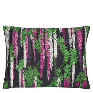 Wisteria Alba Magenta Cushion