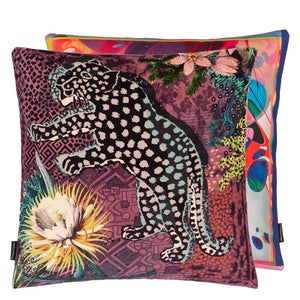 PANTERA MULTICOLORE CUSHION NEW CHRISTIAN LACROIX 45 X 45 cm