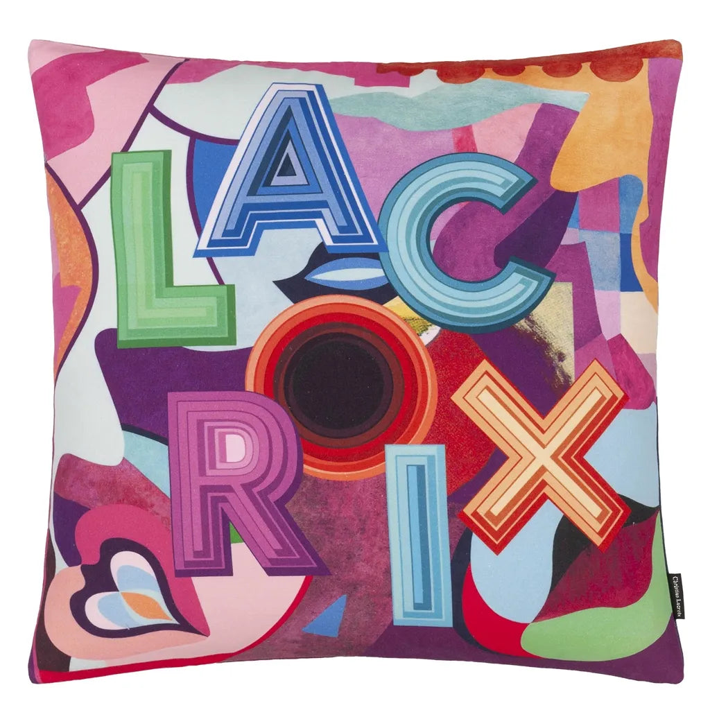 LACROIX PALETTE MULTICOLORE CUSHION NEW CHRISTIAN LACROIX 50 x 50 cm