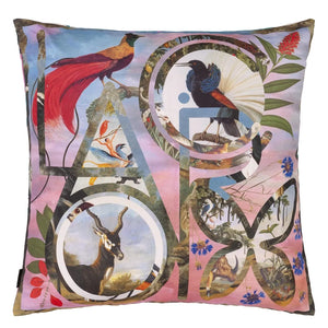 LACROIX PARADISE FLAMINGO CUSHION NEW CHRISTIAN LACROIX 55 X 55 cm