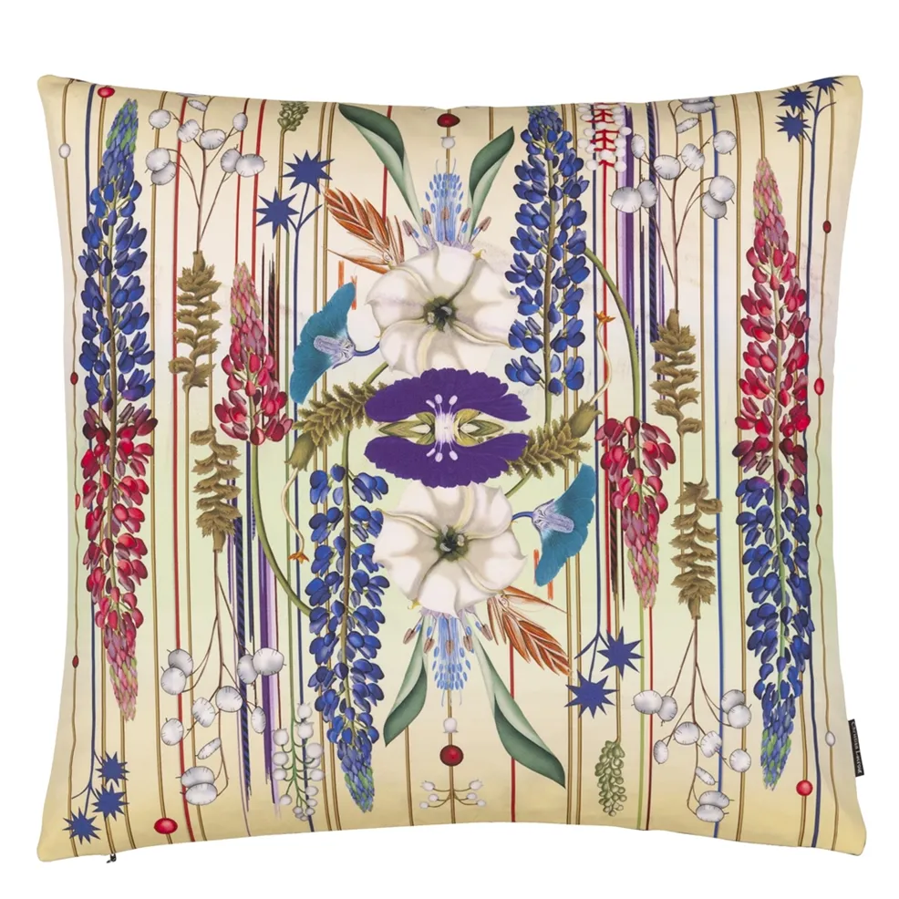 AMYTIS INDIGO CUSHION NEW CHRISTIAN LACROIX 50 x 50 cm