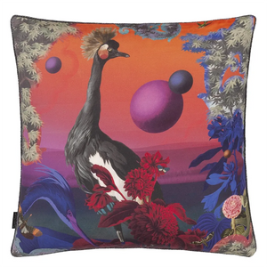 NOVAFRICA SUNSET TANGERINE CUSHION NEW CHRISTIAN LACROIX 50 x 50 cm