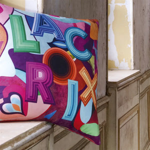 LACROIX PALETTE MULTICOLORE CUSHION NEW CHRISTIAN LACROIX 50 x 50 cm