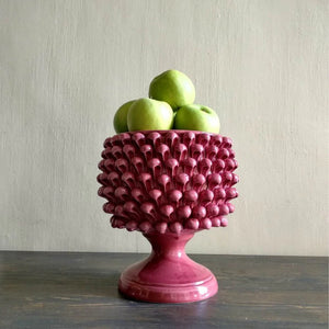 PINECONE BOWL MEDIUM PINK