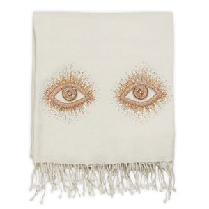 MUSE EYES EMBELLISHED THROW